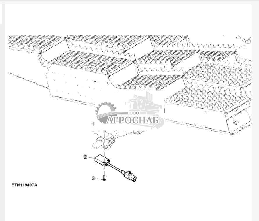 Датчик частоты вращения соломотряса 